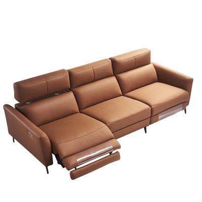 China Recliner Living Room Reclining Sofa Set Single Sofa Chair , Modern Luxury Electric Recliner Furniture Sofa for sale