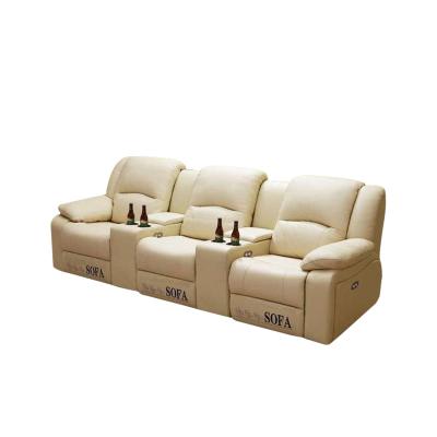 China High Quality Modern Theater Leather Recliner, Best Theater Recliners For Sale, Movie Theater With Recliners for sale