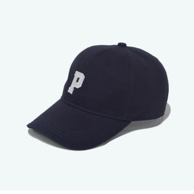 China Factory Price JOINT Navy Embroidered Patch P Baseball Dad Hat Cap for sale