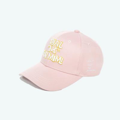 China Logo Baseball Women Hats and COMMON Pink Embroidered Hats for sale