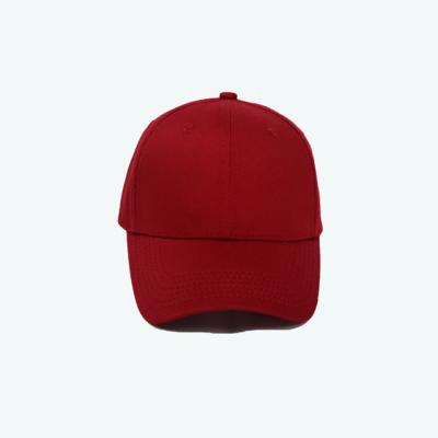 China OEM JOINT Leather Baseball White Red Strapback Hats for sale