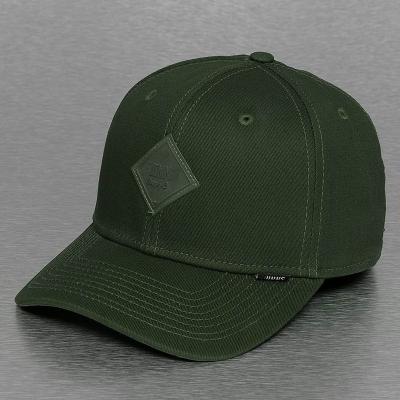 China Factory Price Patches COMMON Custom Leather Cotton Fitted Baseball Cap for sale