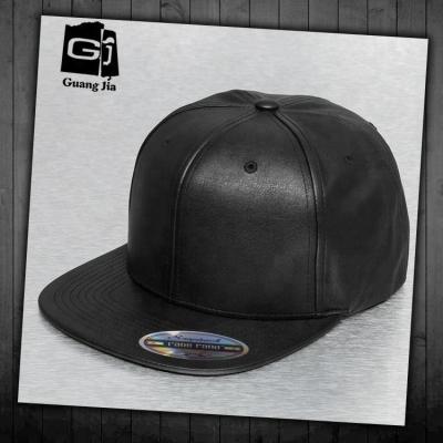 China OEM Design White COMMON Leather Snapback Hats Custom Wholesale for sale