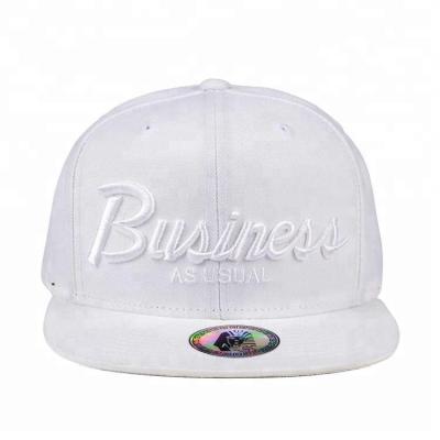 China Guangjia COMMON Chinese Supplier Custom White Embroidery Snapback Hats And Hats China Wholesale for sale