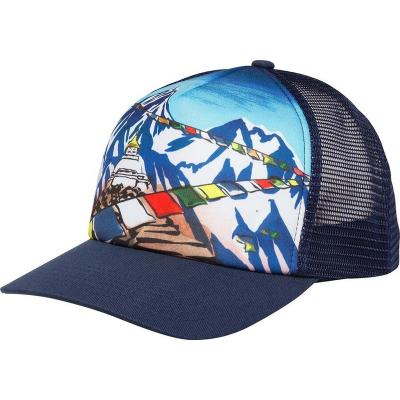 China JOINT Custom Lightweight 5 Panel Trucker Hats PRINT Mesh Trucker Hat for sale