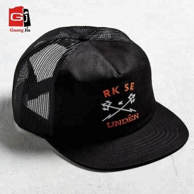 China Guangjia COMMON Trucker Hats For Sale Snapback Hats Mesh 100 Polyester Trucker Hat for sale