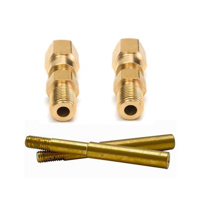 China Custom Stainless Steel CNC Lathe Pipe Fittings CNC Parts Metal Copper Brass Precision Machined Parts for sale