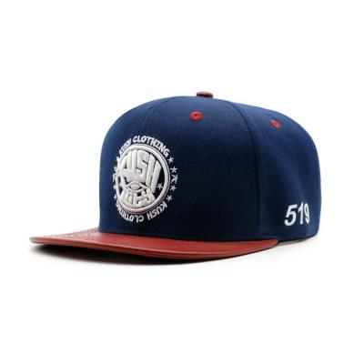 China JOINT Custom Flat Brim 3D Embroidery Fitted Hat Snapback Hat Hip Hop Logo Classic Hats for sale