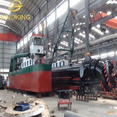 China cutter suction dredger gold dredging boat for sale 17.5*3.8*2.5m for sale