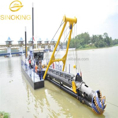 China 5000m3/h mini dredge for gold mining 17.5*3.8*2.5m for sale