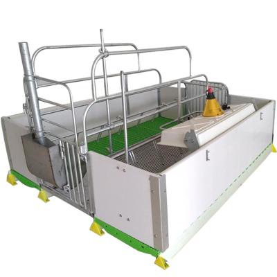 China Durable European Style Galvanized Hog Equipment Sow Gestation Farrowing Bed for sale