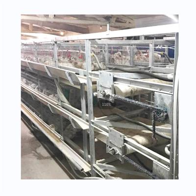 China Easily Install Factory Direct Sale Large Metal Poultry Farming Chicken Layer Cages for sale