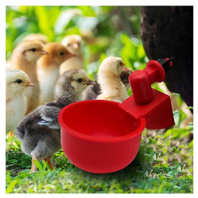 China Long Life Automatic Plastic Chick Drinker And Feeder Hens Quail Birds Water Bowls Chicken Cup Drinking Drinker for sale