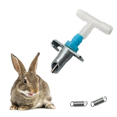 China Automatic Long Life Rabbit Drinker Nipple Water Feeder for Bunny Rodents Farm Rabbit Drinker for sale