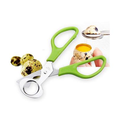 China Viable Stainless Steel Egg Scissors Kitchen Metal Quail Egg Scissors for sale