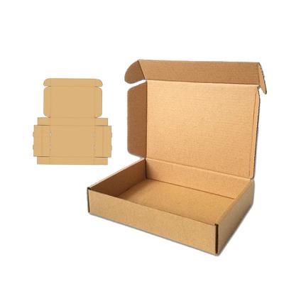 China Recyclable Kraft Cardboard Corrugated Cardboard Mailing Recycling Transport Folding Paper Gift Box Clothing... for sale