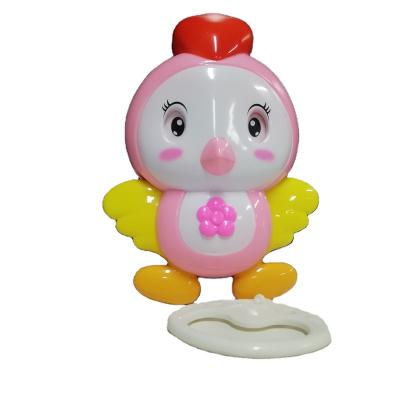 China Musical Cute Baby Bell Chick ABS Plastic Plastic Pull Line For Carriage Bed Toy Kids Music Pulley Hanging Box for sale