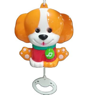 China Hand Toy Musical Plastic Baby Bell Sleep Toddler ABS Dog Cartoon Cartoon Training Toys for sale