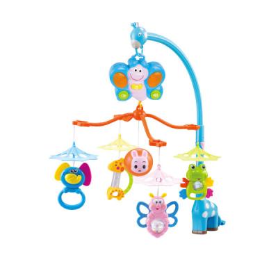 China Mobile Bed Musical Crib Baby Toy Cartoon Animal Hanging Rattle Toy for sale