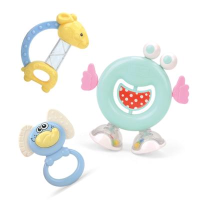 China Various Styles Wholesale Baby Rattle Toys Plastic Musical Stuffed Wrist Toys Baby Rattle Set for sale