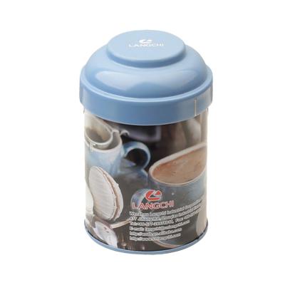 China Custom Printing Food Container Round Metal Coffee Tea Tin Can Manufacturer for sale