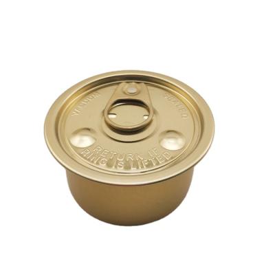 China Aluminum Seal Ring Pull Empty Air Tight Tin Containers 100ml Tin Can Tuna Canned For Food Packaging for sale