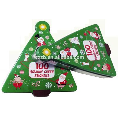 China Manufacturer Fancy Made In China Professional Recyclable Christmas Tin Box for sale