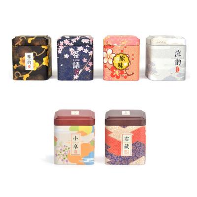 China Stylish Custom Printed Empty Round Tea Tin Cans Supplier, Tea Box Coffee Container for sale