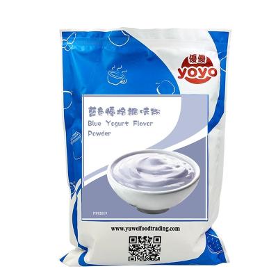 China Natural Milk Yogurt Milk Tea Ingredient Blue Tea Powder for sale