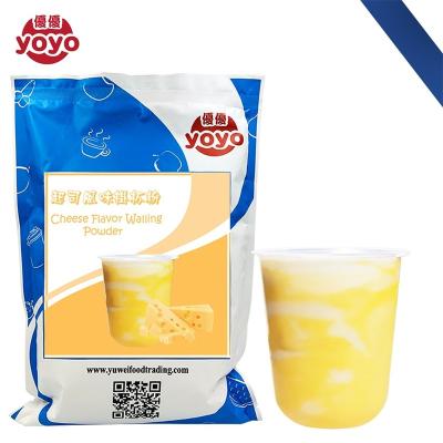 China Bubble Tea Drinks Milk Instant Tea Ingredient Cheese Flavor Walling Powder for sale