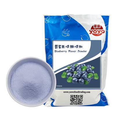 China Beverage Powder Taiwan Blueberry Flavor Milk Tea Powder for sale