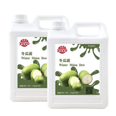 China Fruit Taste Milk Tea Sweet Winter Melon Syrup Taiwan Bubble Tea Ingredient for sale