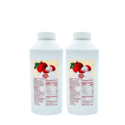 China Natural Lychee Flavor Cold Drinks Lychee Yogurt Syrup for sale