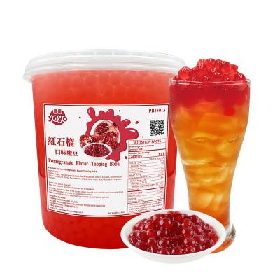 China Taiwan Famous Drink Beverage Popping Boba Pomegranate Flavor Juice Ball for sale