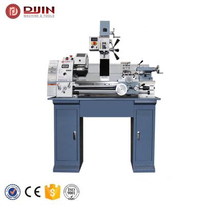 China Machinery Repairs Workshop Cheap Price 38mm Mini Lathe JYP290VF Combination Metal Bench Lathe Machine Manual Axis Hole for sale