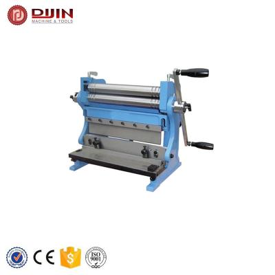 China Machinery Repairs Workshops Combination Slip Roll Machine 3 In 1 Multi Purpose Sheet Metal Bending Machine Shear Bending Max Width 305mm for sale