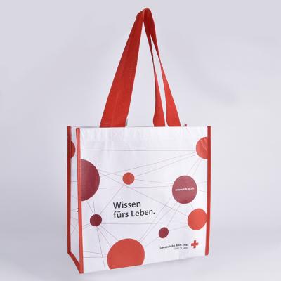 China Recyclable; Raincoat ; Wholesale Reusable Reusable Lamination Rpet Colorful Printed Nonwoven Shopping Bag Customized Laminated PP Painted Nonwoven Tote Bag for sale