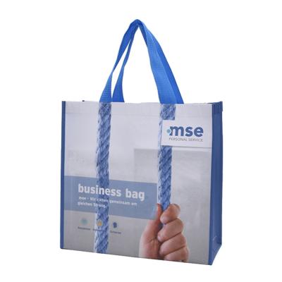 China Who respects the environment; Reusable; Custom Printed Waterproof Recycle Rpet Laminated Shopping Bag for sale