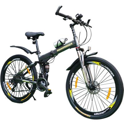 China Street 29er size mtb mountain bicycle full suspension foldable mtb bikes 21 speed folding bicycle for sale