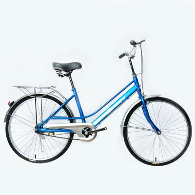 China Steel China Made 24 Inch Cheap Wholesale Steel Retro Road Bike City Bicycle hot selling Women bicycle for sale