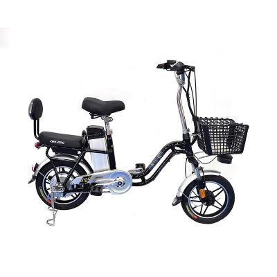 China Aluminum Alloy 20 Inch Wheel Electric Bike Motor Integrated Rear Drive E Bike With Torque And Speed ​​Sensor City Electric Bike for sale