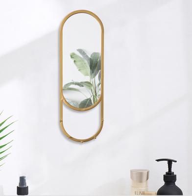 China Moroccan Popular Modern Wall Vanity Makeup Mirror View With Wall Hanger Hook For Living Room Bedroom Decor Room Home Decoration for sale