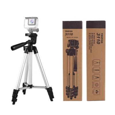 China New Flexible Hot Classic Radio Tripod Portable Lightweight Portable Aluminum Mobile Phone Light Aro Led Tripod for sale