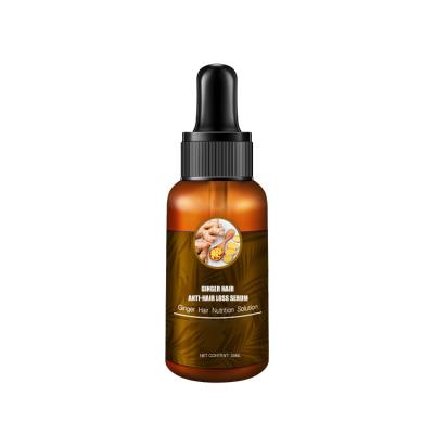 China Private Label OEM Ginger Hair Care Regrowth Organic Hair Loss Growth Serum Newcomer Customized Loss Prevention for sale