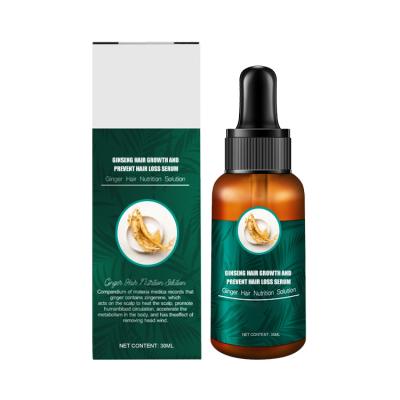 China Custom Loss Prevention Private Label Ginseng Prevent Hair Loss Hair Growth Treatment Regrowth Serum for Damaged Hair and Scalp for sale