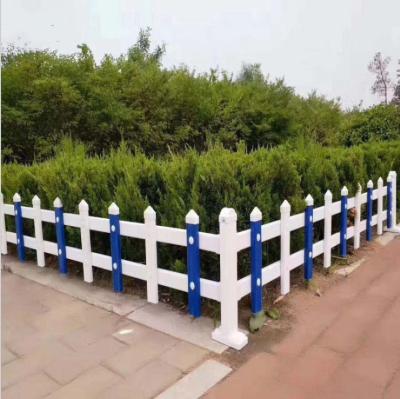 China Outdoor Barrier Easily Assembled Garden Edging Border PVC Backyard Decorative Landscaping Artificial Fence Barrier For Garden for sale