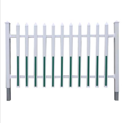 China Easily Assembled Factory Wall Guardrail Kindergarten PVC Guardrail PVC Community Isolation Barrier Plastic Steel Municipal Yard Barrier for sale