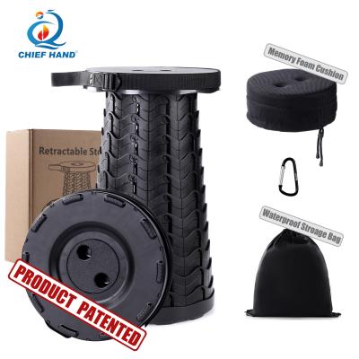 China Portable Folding Stool Lightweight Plastic Seat Telescope Folding Outdoor Fishing Stools for sale