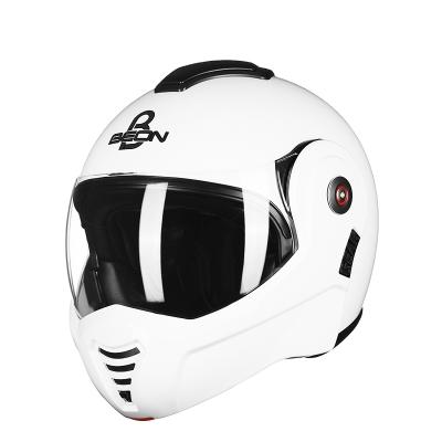 China ABS shape Beon b702 reverse 180 degree full face motorcycle helmets flip up custom motorcycl capacetest casecosmotorcyclet for sale