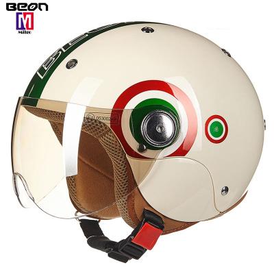 China ABS BEON Children Motorcycle Helmet Open Face Capacete Para de cascos de motocicleta Para Moto for sale